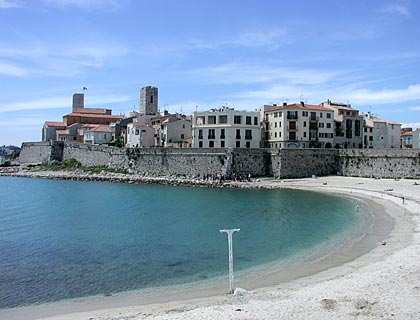 Antibes and its ramparts