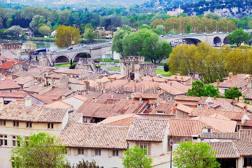 View over the rooftops of the old town