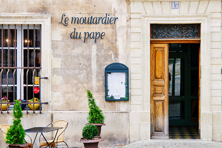 The pope's mustard maker&mdash;but there's also a figurative meaning!