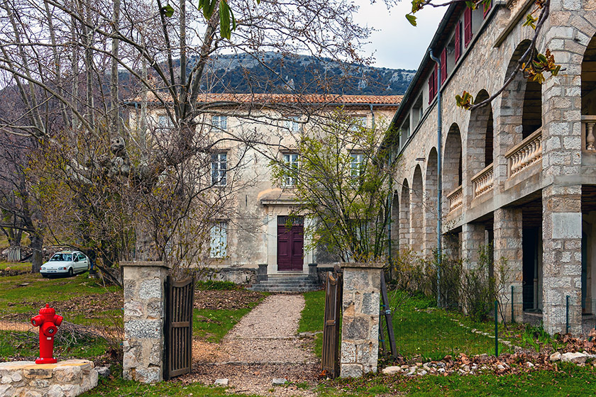 The red fire hydrant
