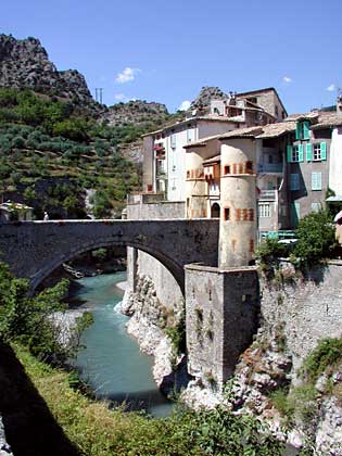 Village entrance