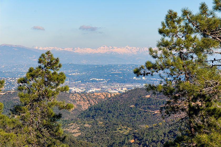 View from the 'Col de la Cadière'