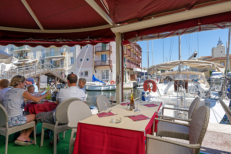 The view from our lunch table at 'La Marina'