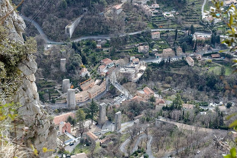 Pont du Loup seen from above