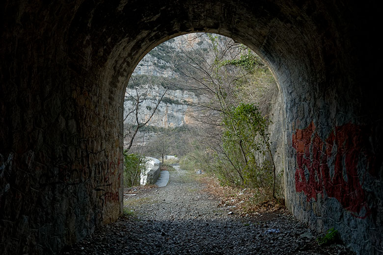 A quick detour through the old railway tunnel