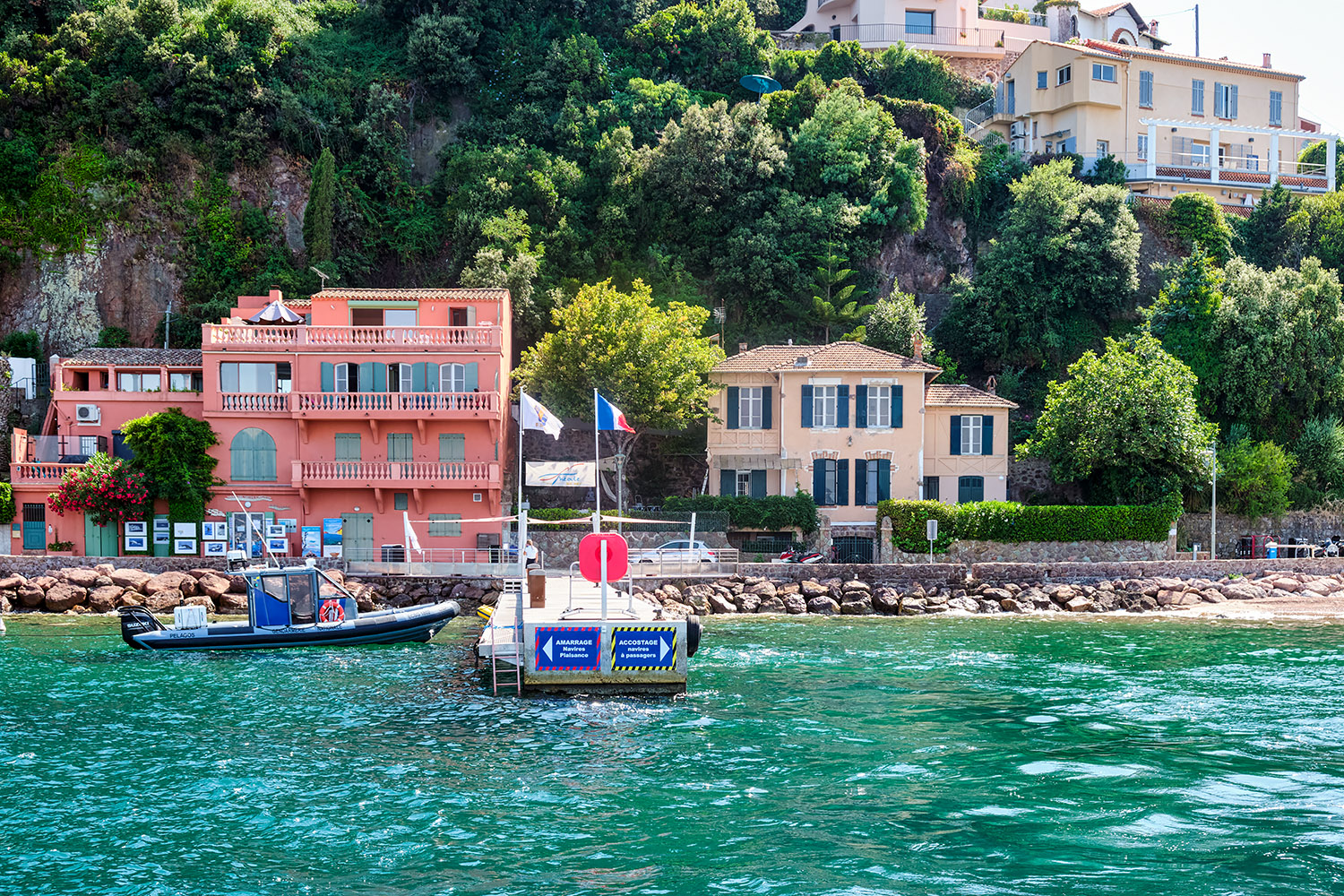 We're back in Théoule-sur-Mer as our ship makes all the stops on its way back to Cannes