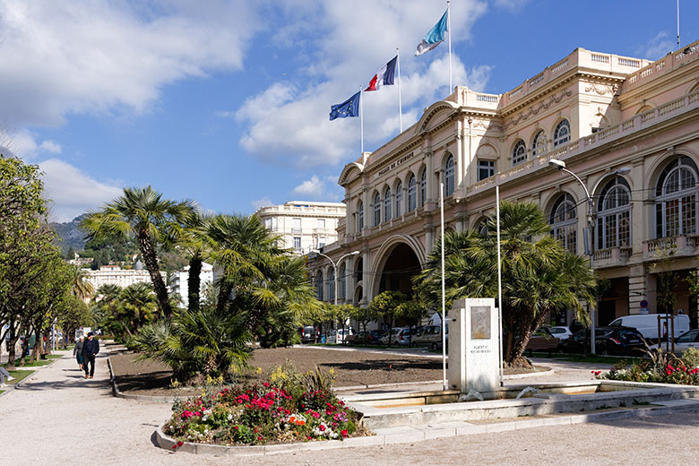 The stately 'Palais de l'Europe'