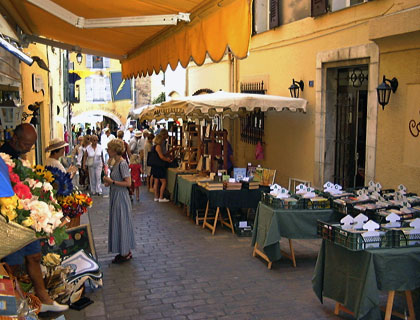 market day in the village
