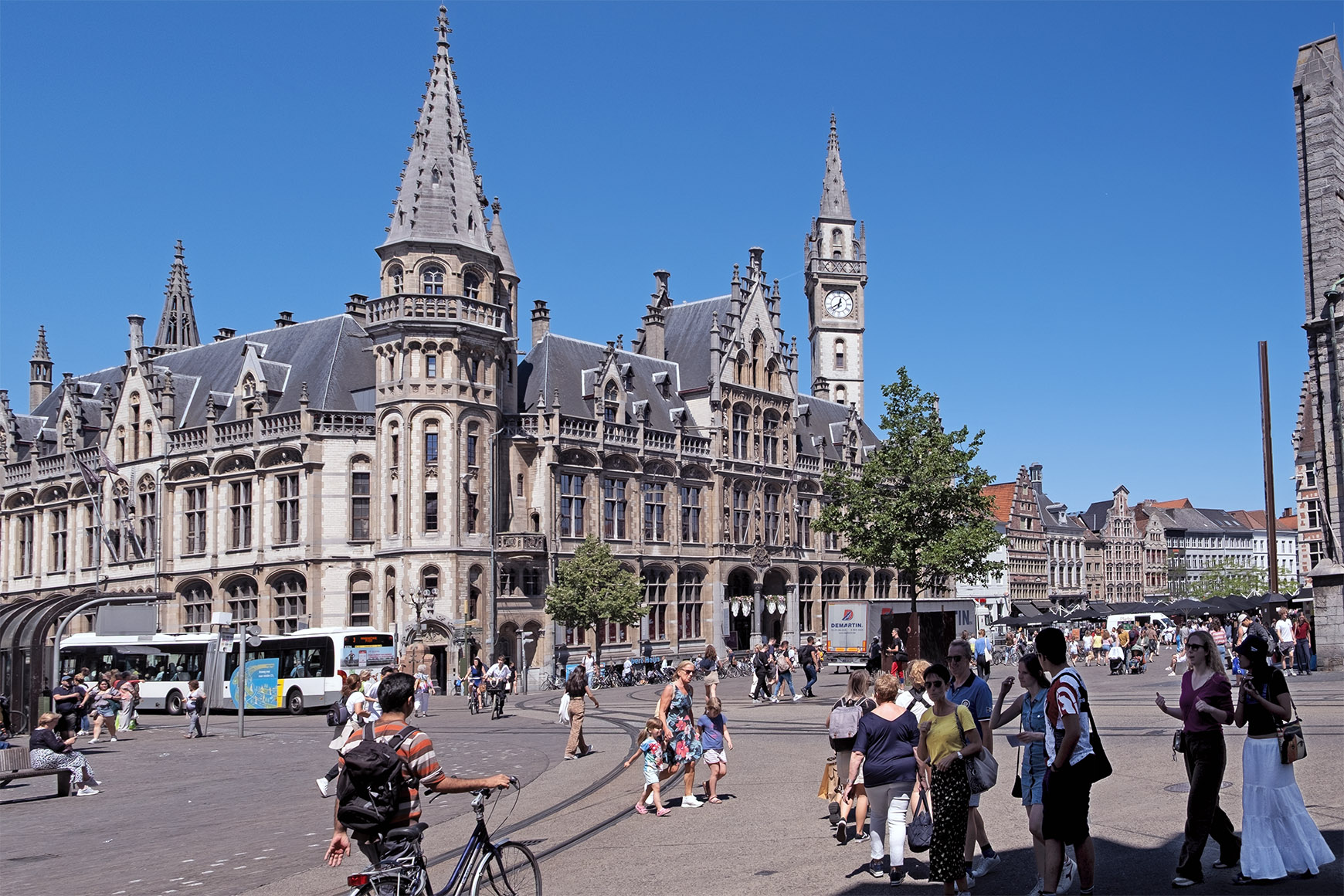 After processing, Old Post Office Building, Ghent, Belgium