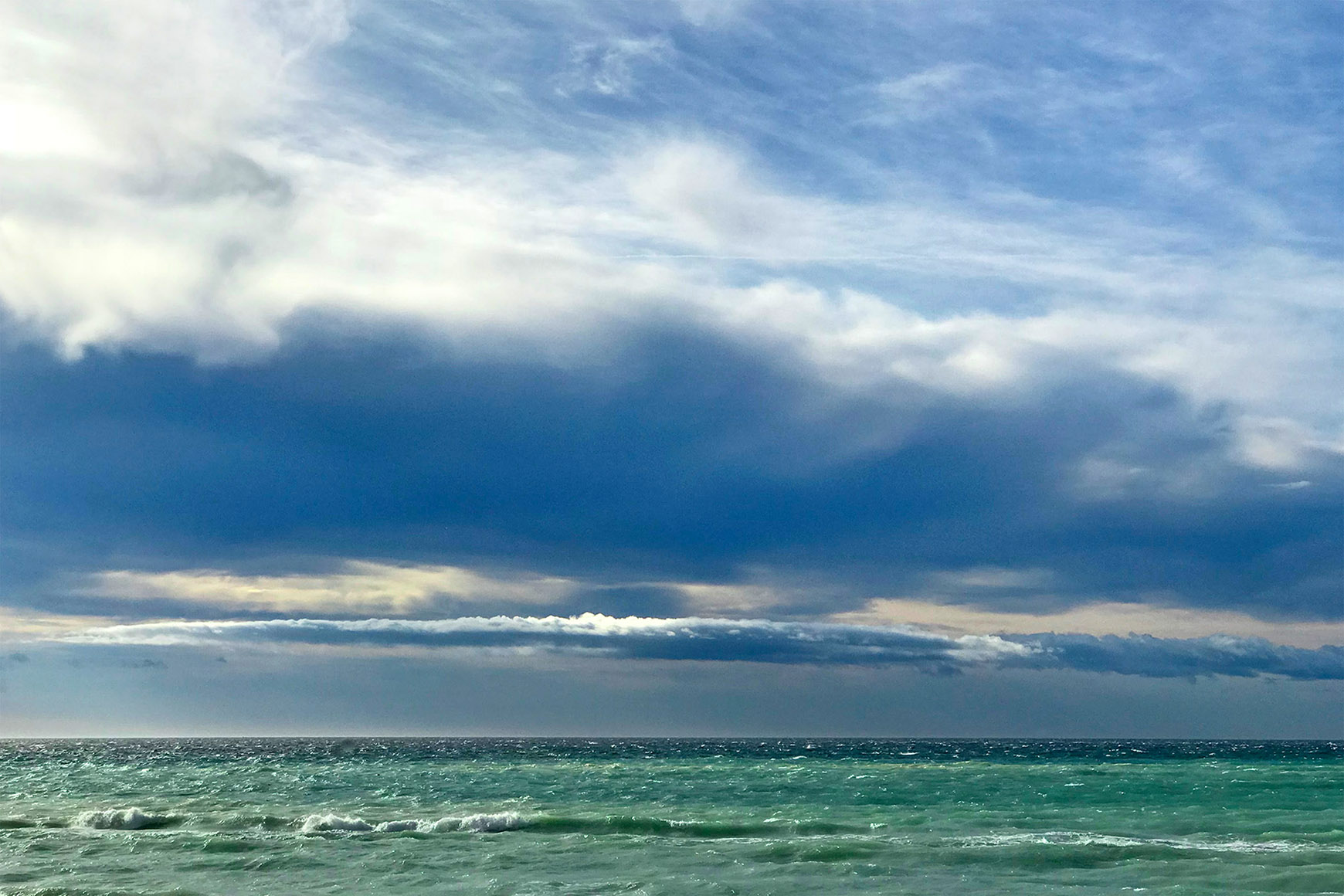 After processing, The Mediterranean at Cannes, France