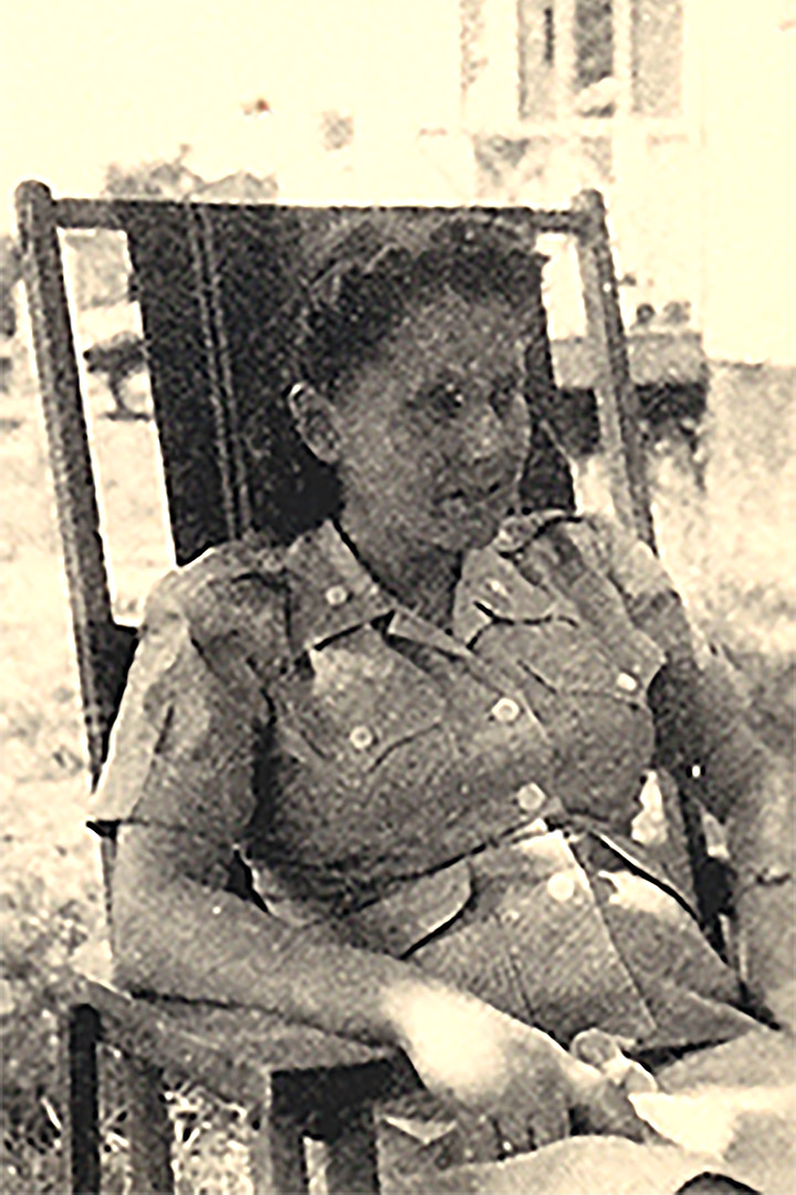 Before processing, Outdoor portrait (1948)