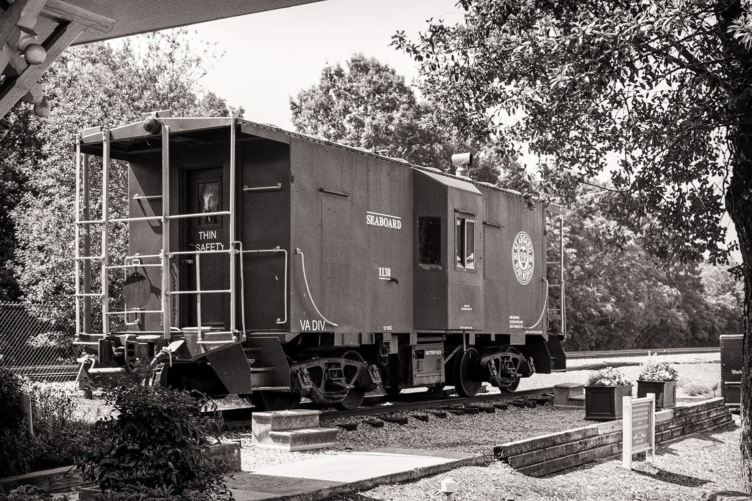Caboose at the Apex Union Depot