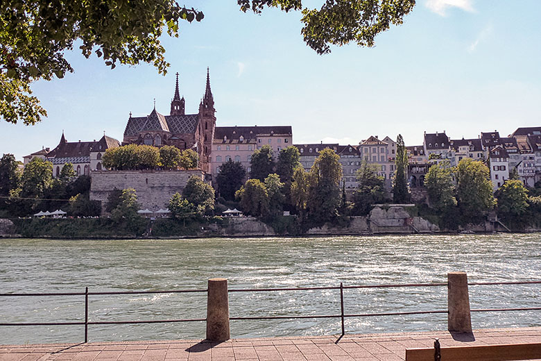 View from the Rhine promenade