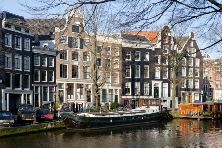 Along the 'Prinsengracht'