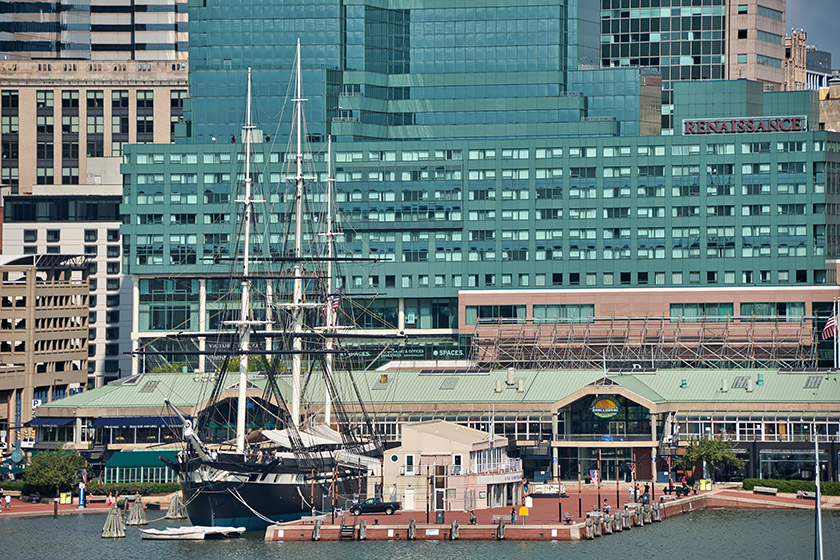 Zooming in on the USS Constellation