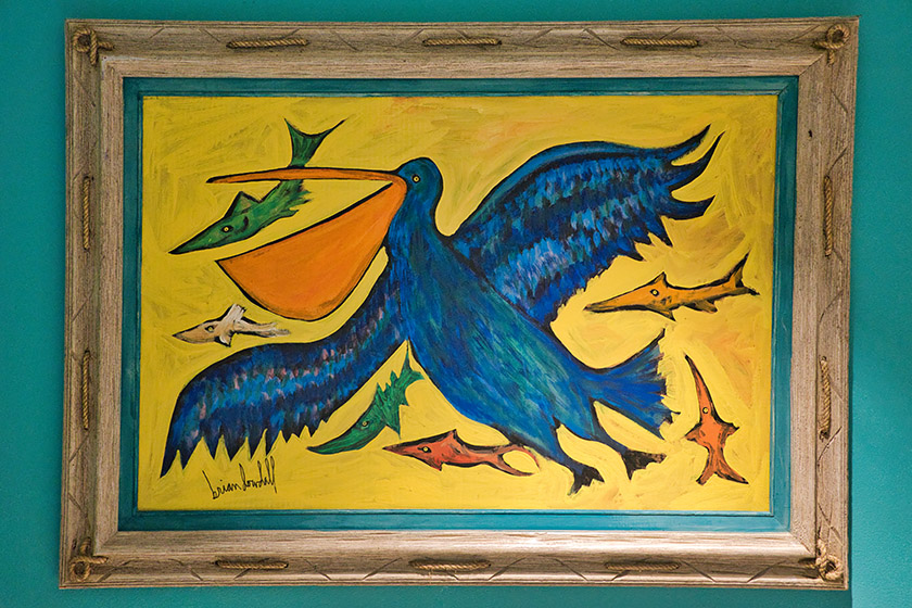 Brian Dowdall's 'Blue Pelican'