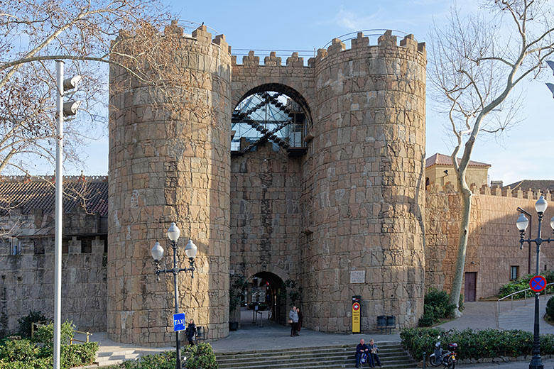 The 'Portas de Ávila' at the 'Poble Espanyol'