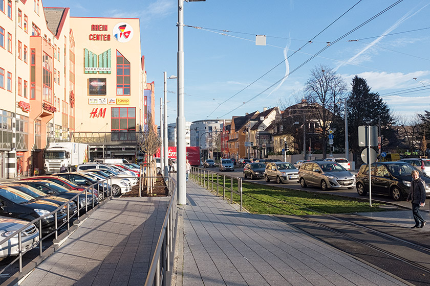 The 'Rhein Center' shopping complex in Weil am Rhein