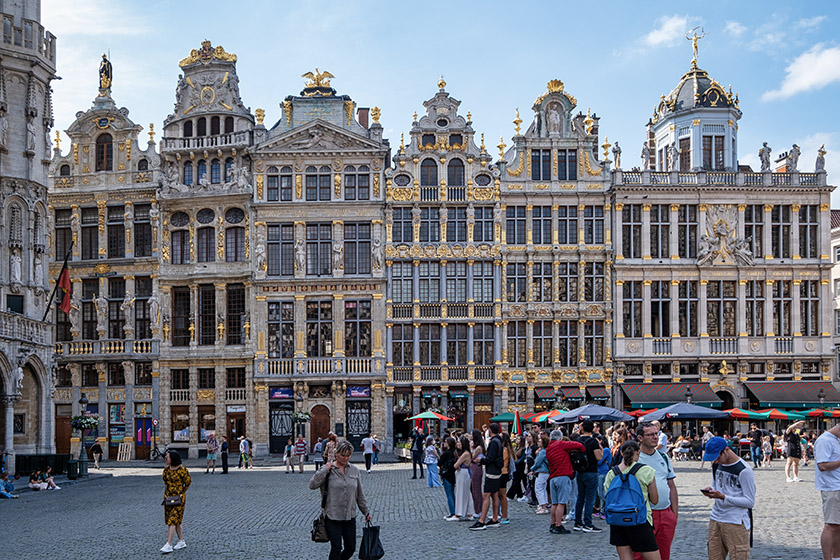 Guild Houses on the north-western end of the Grand Place