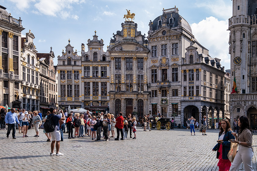 Guild Houses on the south-eastern end of the Grand Place