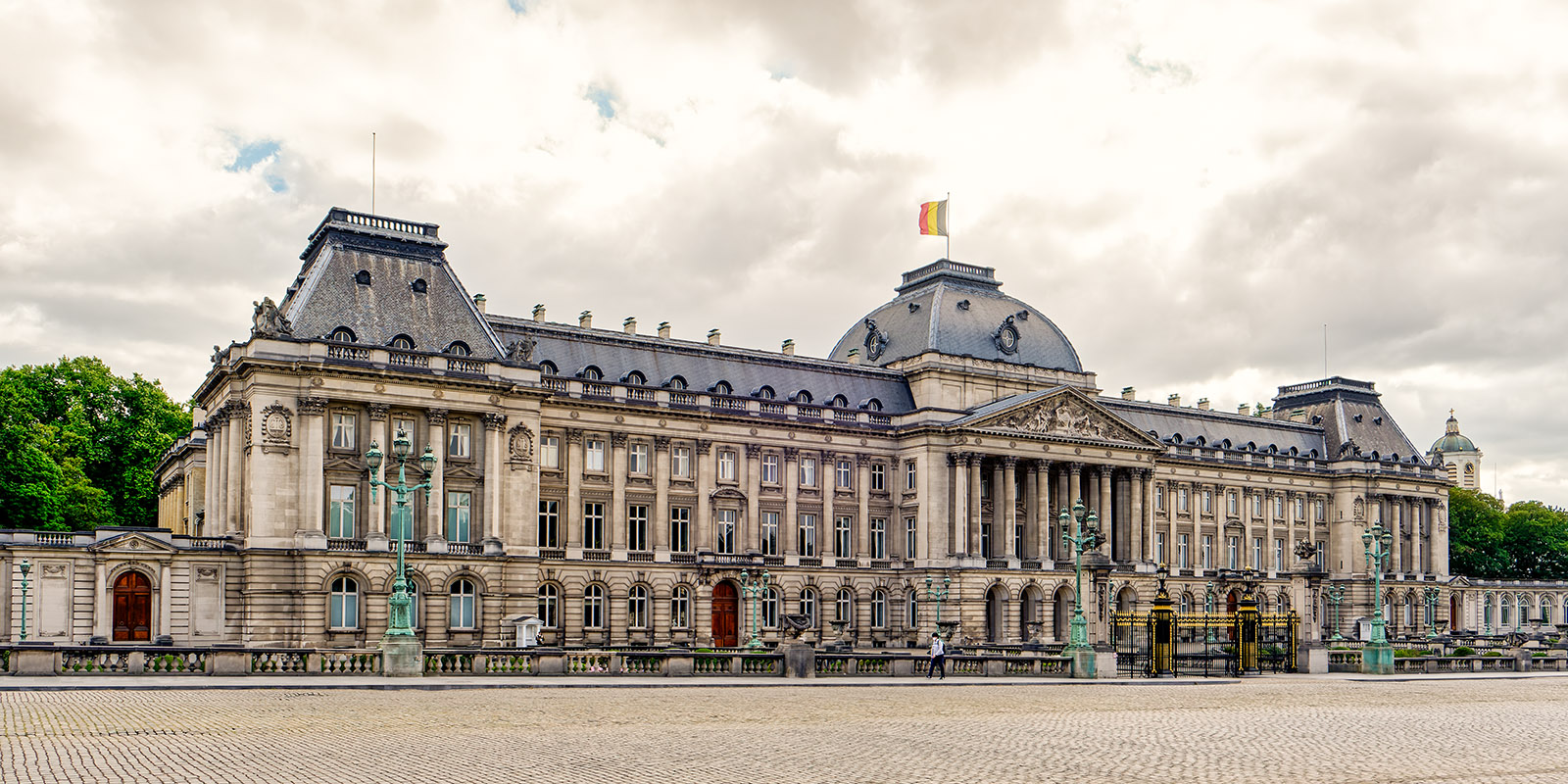The Royal Palace of Brussels, the official palace of the King and Queen of the Belgians