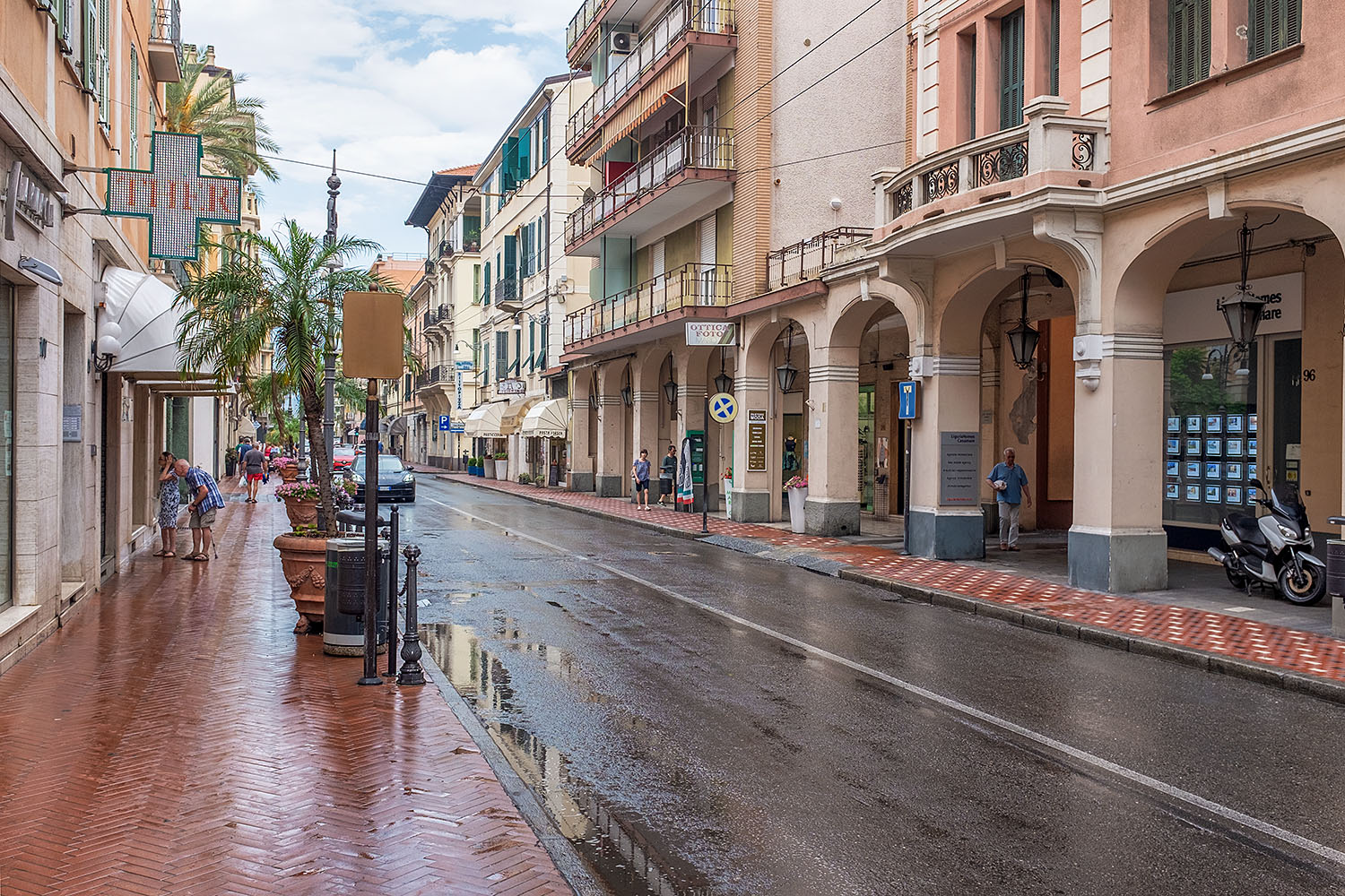 Bordighera's Main Street: The 'Via Vittorio Emanuele II'