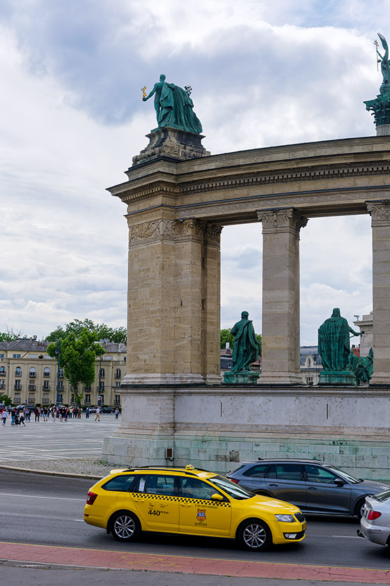 Outer part of the right colonnade