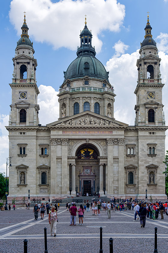 View from the square to the basilica