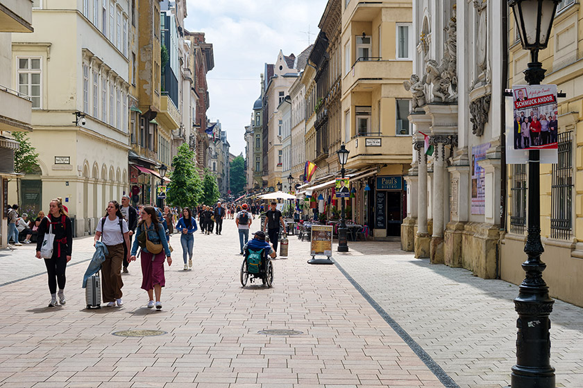 On Váci Street