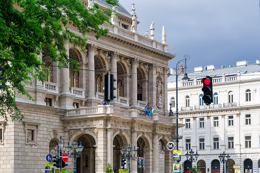 Another view of the Hungarian State Opera House