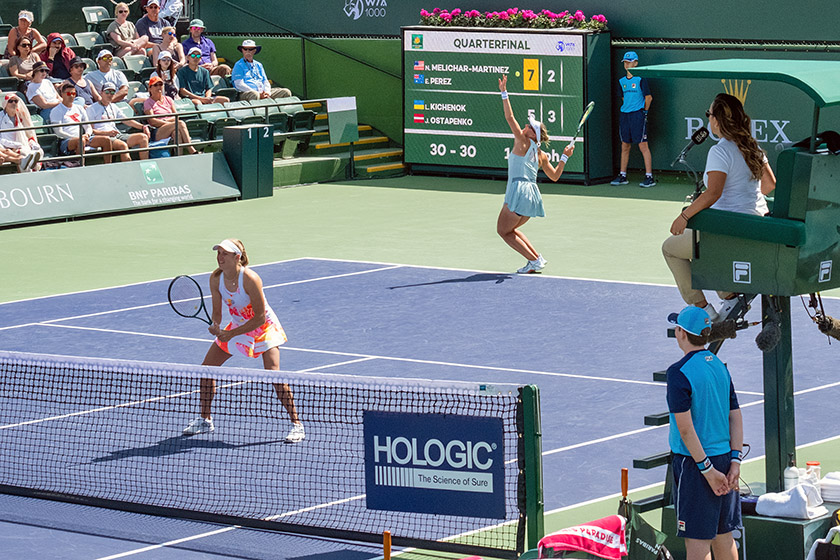 Women's Doubles quarterfinals: Melichar-Martinez and Perez...