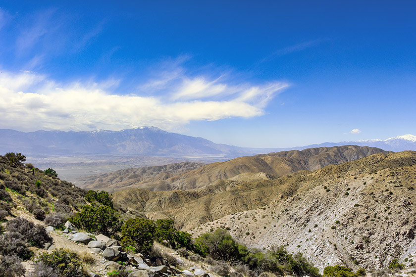 The beautiful vista from Keys View