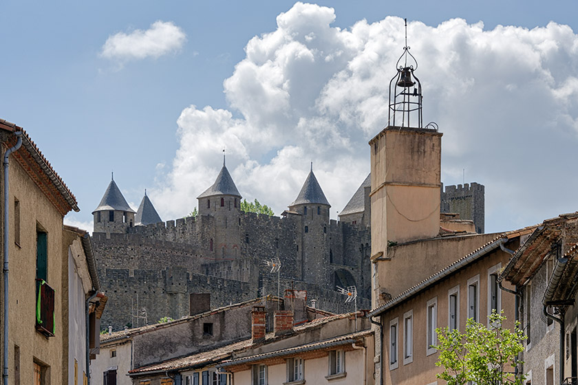 The fortified city seen from near the 'Pont Vieux'
