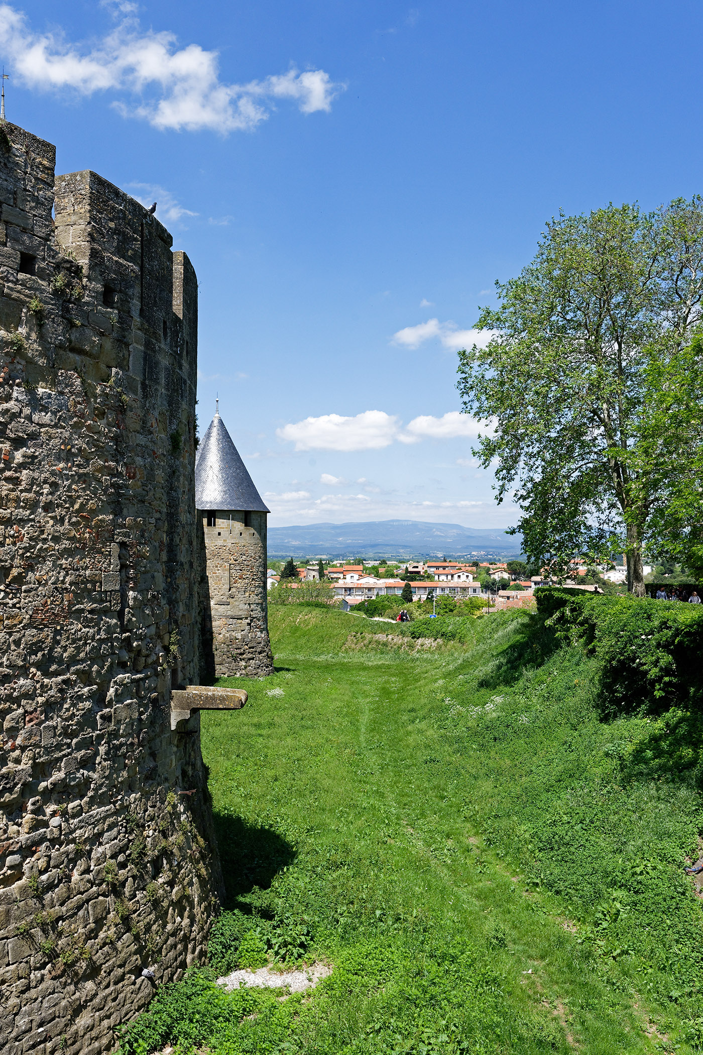 The view from the 'Porte Narbonnaise'