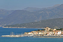 Saint Florent from across the bay...