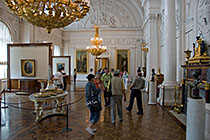 One of the exhibit rooms