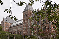 The back of the Rijksmuseum