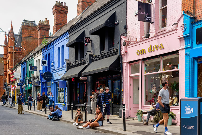 The very colorful Drury Street