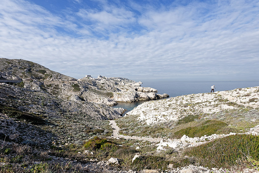 Looking towards the southwestern tip of Pomègues