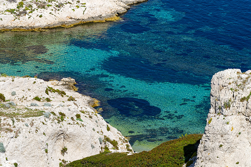 The outrageous colors of the Mediterranean