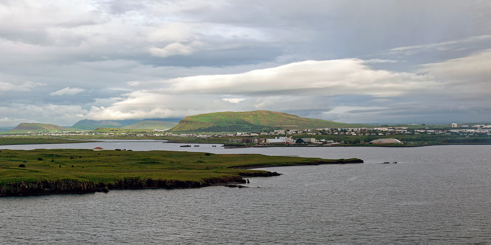 Leaving Reykjavik around 7 p.m. aboard the Norwegian Prima