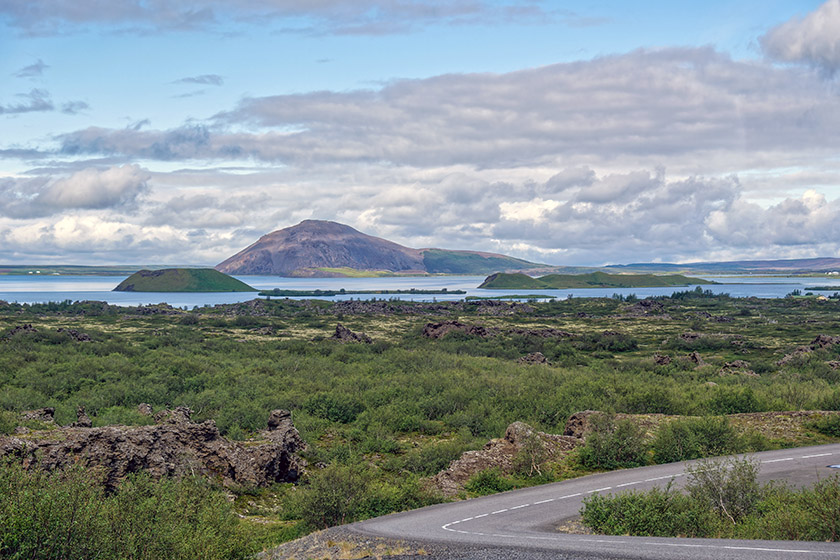 ...we had a last look at Lake Mývatn.