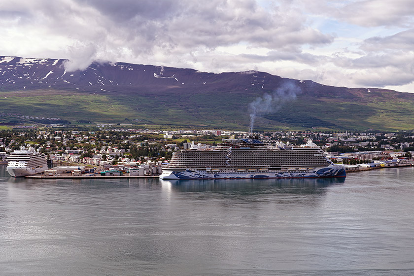 Returning to Akureyri and the Norwegian Prima