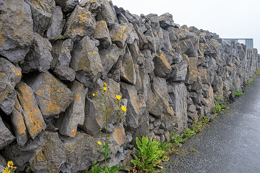 Irish limestone rock walls don't use any mortar