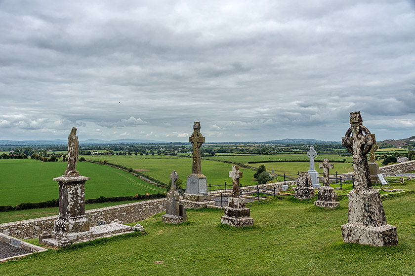 Burial ground on the Rock of Cashel