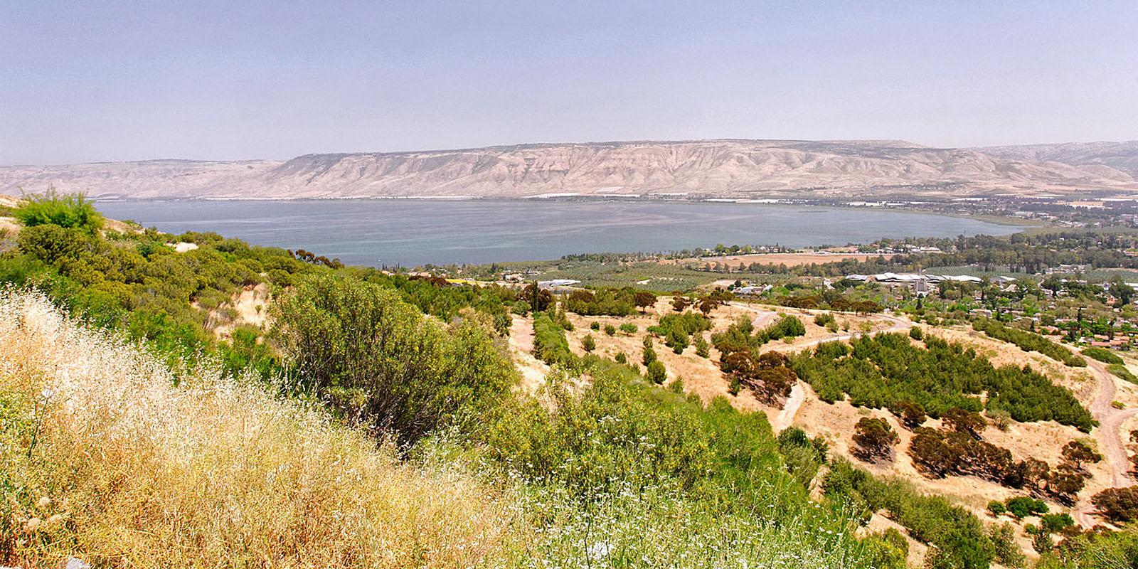 The Sea of Galilee and the Golan Heights