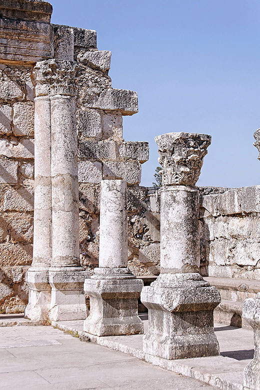 Columns of the 4th Century Synagogue