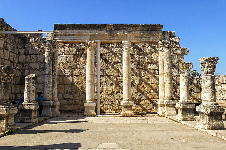 Main prayer hall of the 4th Century Synagogue