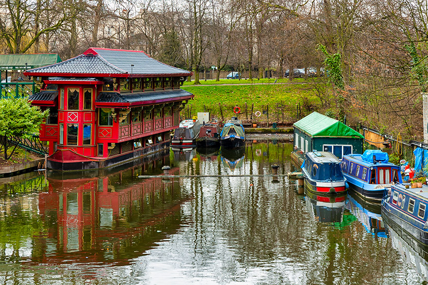 The Feng Shang Princess floating restaurant in Cumberland Basin