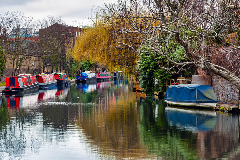 Boats on Regent's Canal